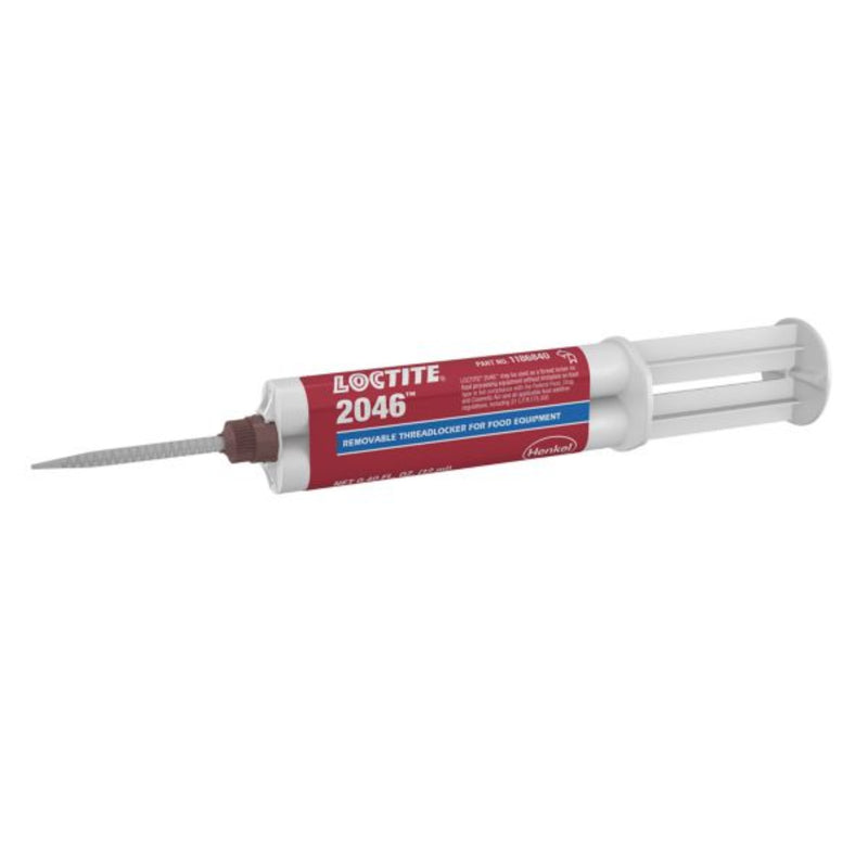 Henkel Loctite 2046 Food Grade Medium Strength Blue Threadlocker