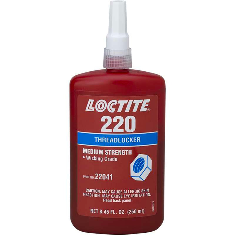 Loctite 220 Wicking Grade Low Strength Blue Threadlocker 250ml