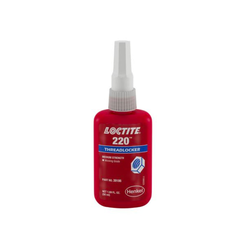 Loctite 220 Wicking Grade Low Strength Blue Threadlocker Loctite 220 Wicking Grade Low Strength Blue Threadlocker