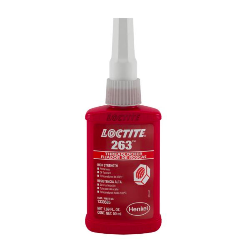 Loctite 263 Red High Strength Threadlocker 50ml