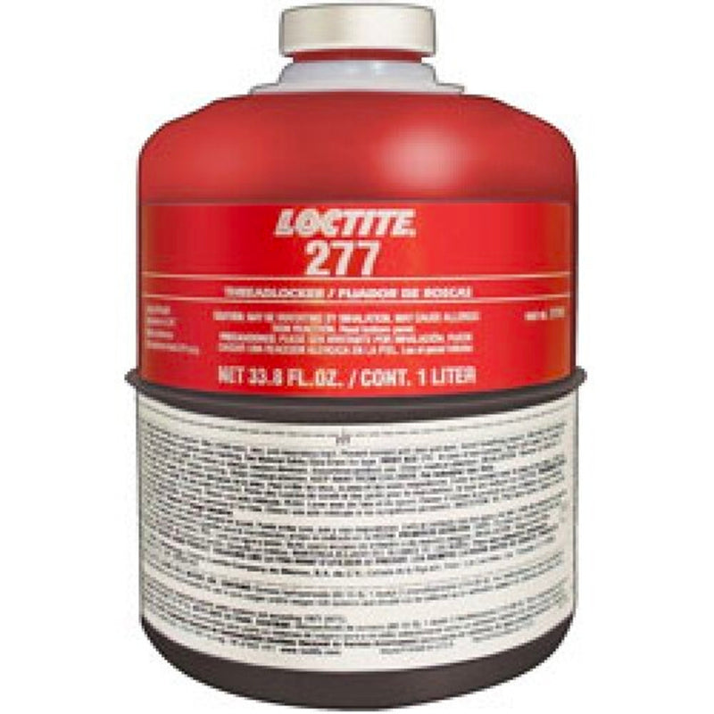 Loctite 277 High Strength Permanent Threadlocker for Large Bolts 1Ltr