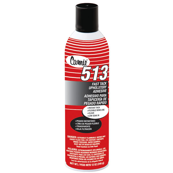 Camie 513 low VOC upholstery aerosol spray adhesive