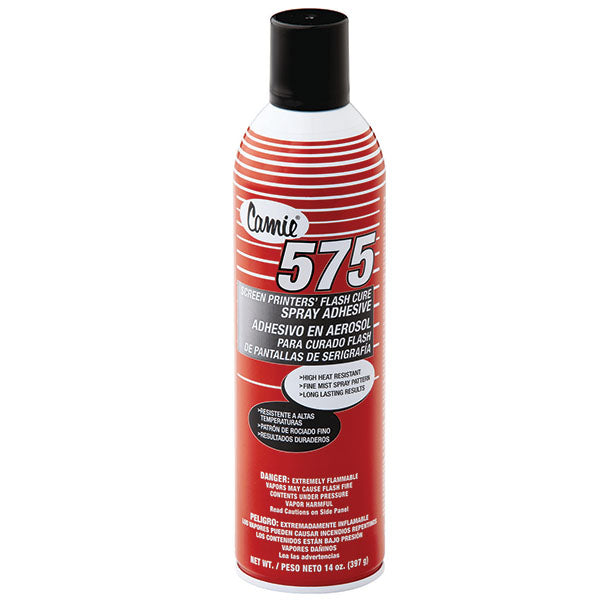 Camie 575 low VOC screen printers spray adhesive