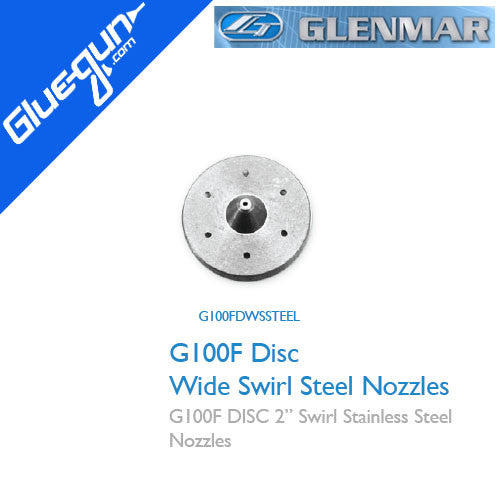 Glenmar 2" Disc Wide Swirl Steel Bulk Nozzle