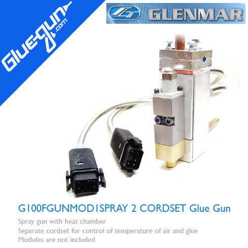 Glenmar G100F Spray Glue Gun with Dual Cordset