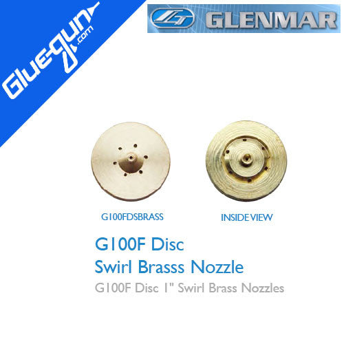 Glenmar Brass 1" Disc Swirl Bulk Nozzle