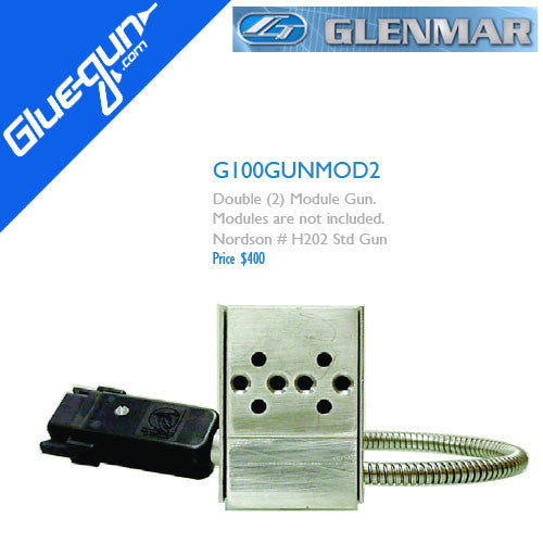 Glenmar G100 Two Module Glue Gun Nordson H202 Equivalent