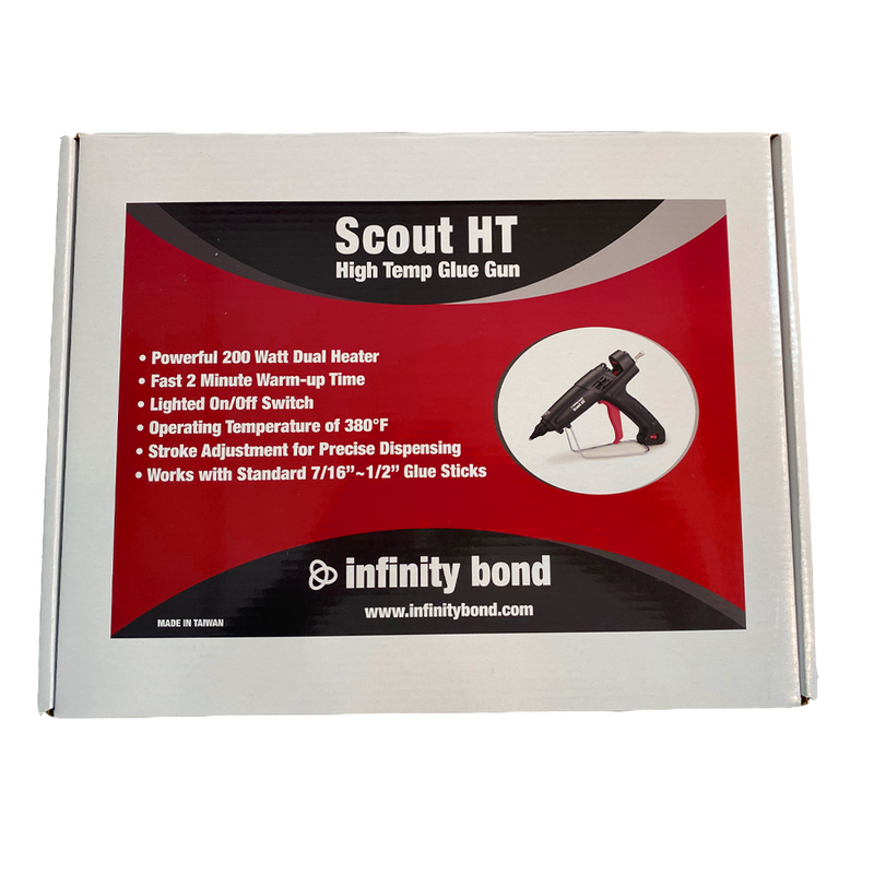 Infinity Bond Scout HT High Temperature Hot Melt Glue Gun Packaging