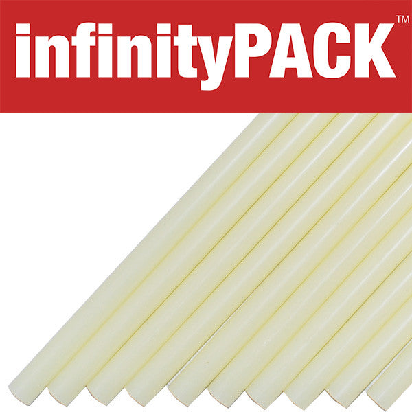 Silver Colored Hot Melt Glue Sticks by Infinity Bond