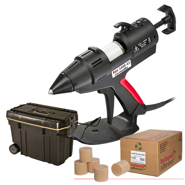 Power Adhesives Manual Precast Hot Melt Glue Gun Kit