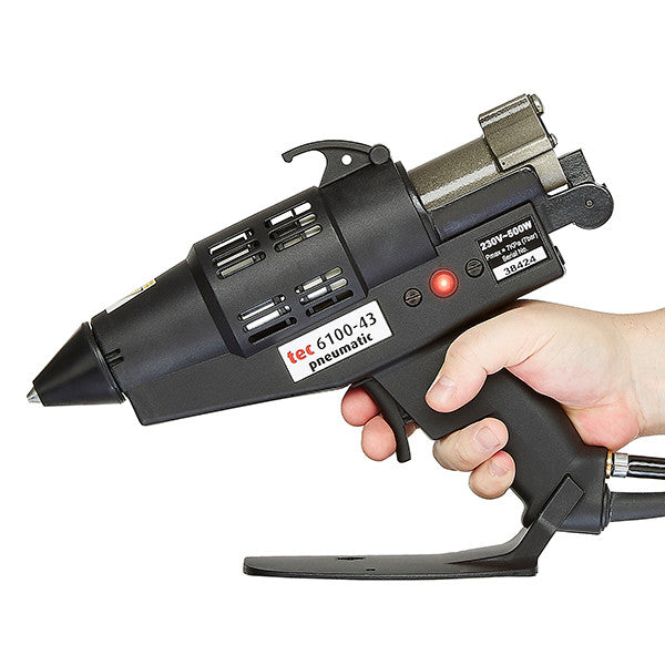 TEC 6100 glue gun being used