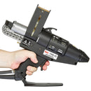 Pneumatic spray glue gun with cartridge feed